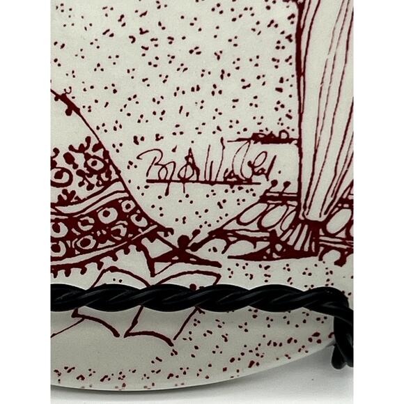 Bjorn Wiinblad September Optimisme Nymolle Denmark Wall Calendar Plaque #3013-9 - Picture 2 of 5